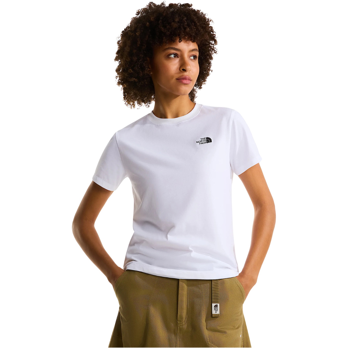 2026 The North Face Womens Evo Slim T-Shirt NF0A8FX7 - White